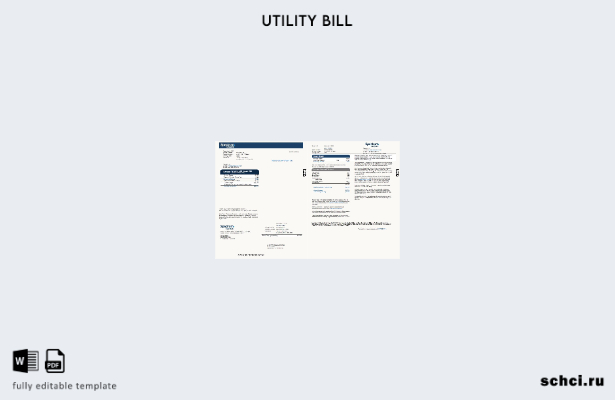 цифровая загрузка USA Spectrum Business, страницы счетов за коммунальные услуги,